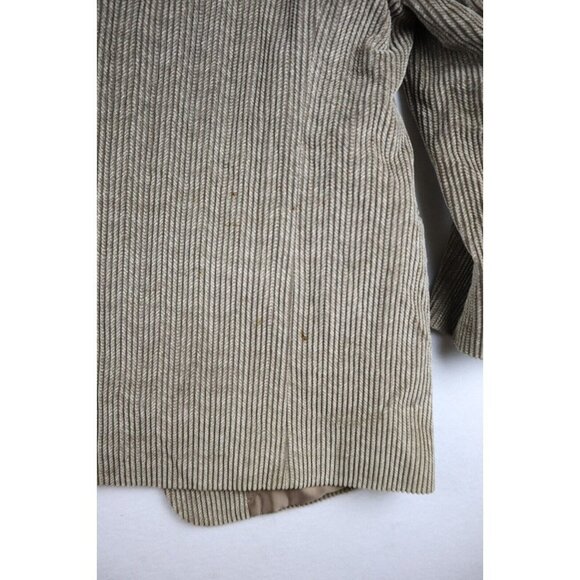 TOM TAILOR - MEN'S BROWN CORDUROY BLAZER JACKET - SIZE 48R - SEE PHOTOS - Picture 10 of 11
